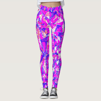 Lila Mosaik Leggings