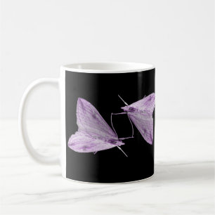 Lila Moth Art Tasse