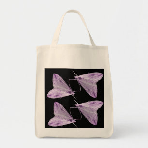 Lila Moth Art Toag Tragetasche