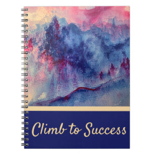 Lila Mountains Majestät-Notebook Notizblock