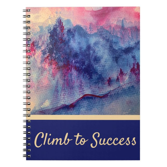 Lila Mountains Majestät-Notebook Notizblock (Vorderseite)