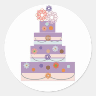 LILA MULTI CAKE STICKER