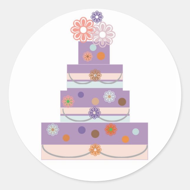 LILA MULTI CAKE STICKER (Vorderseite)