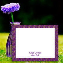 Lila Muster braune natürliche Blume