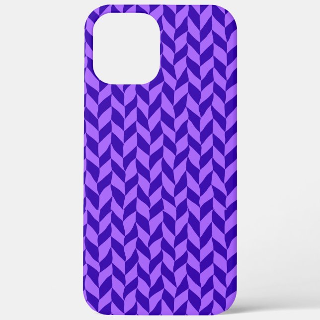 lila Muster Case-Mate iPhone Hülle (Rückseite)