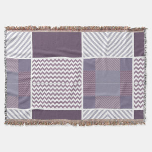 Lila Muster Decke