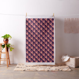 Lila Muster der diagonalen Geometrie Stoff