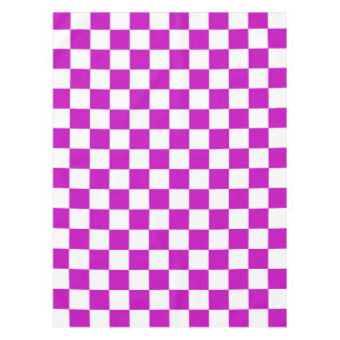 Lila Muster eines Karos Tischdecke