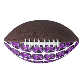 Lila Muster Football