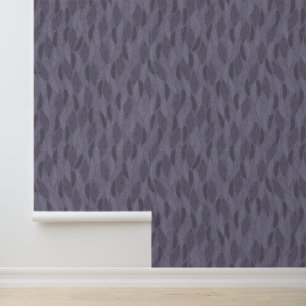 Lila Muster moderner Feathers Tapete