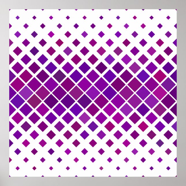 Lila Muster Poster (Vorne)