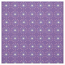 Lila Muster Print Y2K Style Fabric