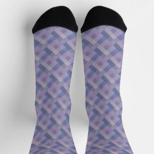 Lila Muster Socken