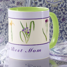 Lila Muttertag der besten irischen Mama Tasse