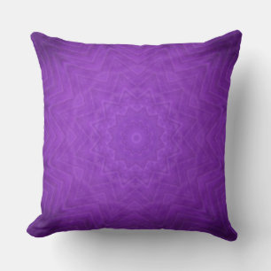 Lila Mystical Mandala Kissen