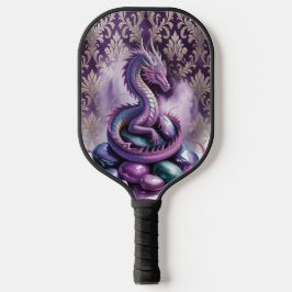 Lila-mystischer Drache Gothic Pickleball Schläger