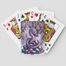 Lila Mystischer Drache Gothic
