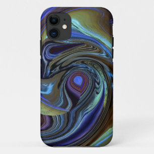 Lila N Gold Feather Abstrakt iPhone 5 Fall Case-Mate iPhone Hülle