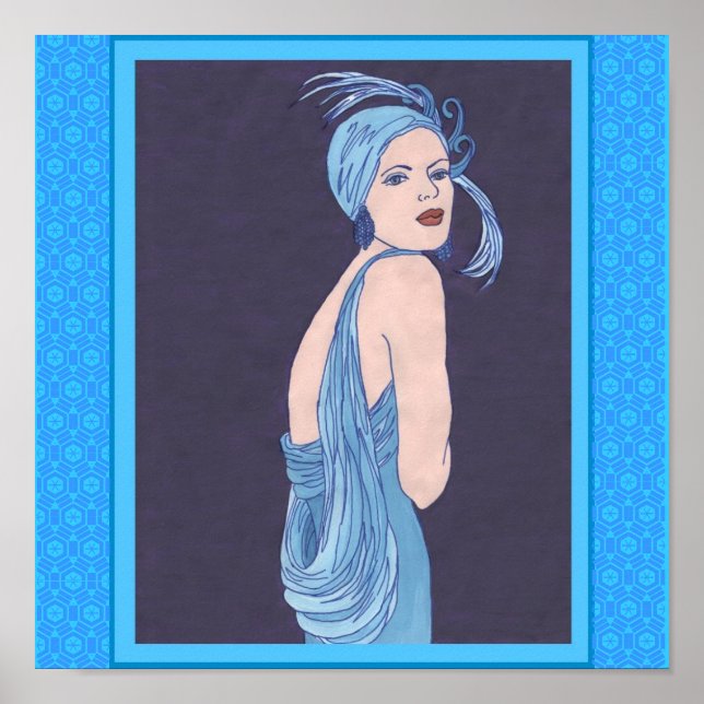 Lila Nacht Poster (Vorne)