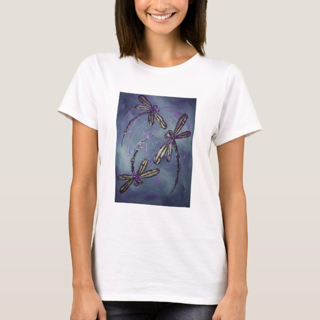 Lila Nachtfliege T-Shirt (Vorderseite)
