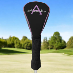Lila Name der Girl-Monogram-Datei Golf Headcover
