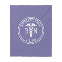 Lila Name der Krankenschwester Caduceus