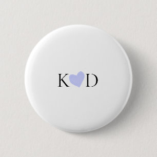 Lila Name des Pastells Button