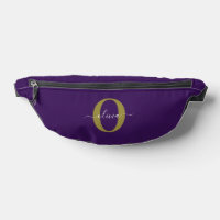Lila Name für Monogramm-Skripte