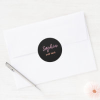 lila Name Mädchen Chef Schwarz