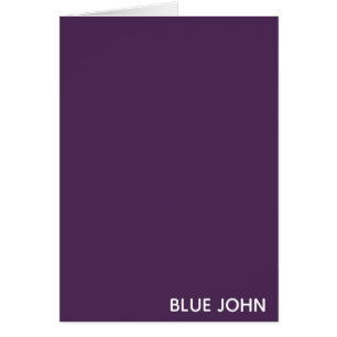 Lila Name von Blue John