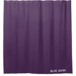 Lila Name von Blue John Duschvorhang
