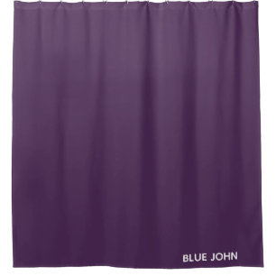 Lila Name von Blue John Duschvorhang