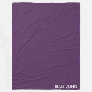 Lila Name von Blue John Fleecedecke