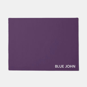 Lila Name von Blue John Fußmatte