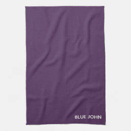 Lila Name von Blue John Geschirrtuch
