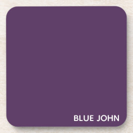 Lila Name von Blue John Getränkeuntersetzer