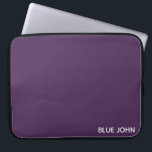 Lila Name von Blue John Laptopschutzhülle<br><div class="desc">Lila Name von Blue John</div>