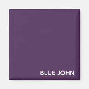 Lila Name von Blue John Magnet