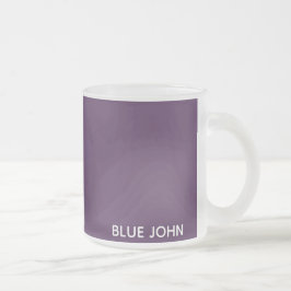 Lila Name von Blue John Mattglastasse
