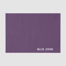Lila Name von Blue John Seidenpapier