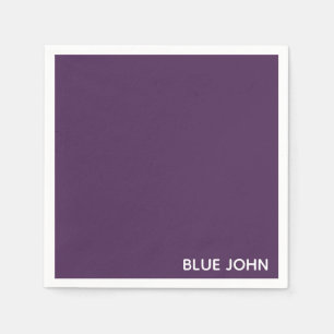 Lila Name von Blue John Serviette