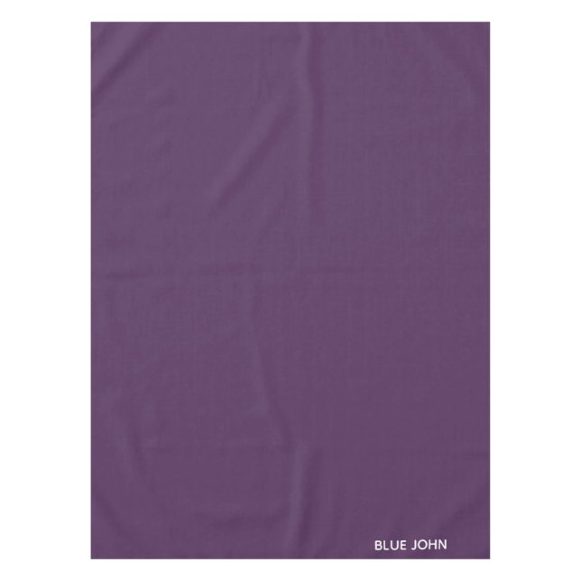 Lila Name von Blue John Tischdecke (Vorderseite)