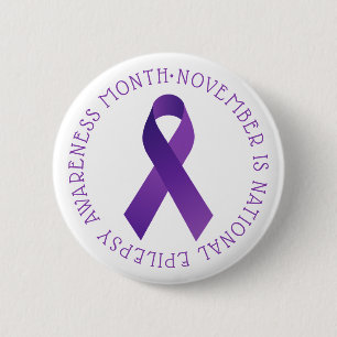Lila National Epilepsy Awareness Montag, Band Button