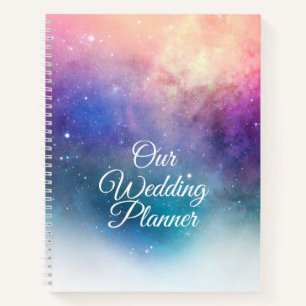 Lila Nebel Notizbuch