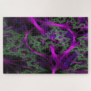 lila Nebel-Puzzle  Puzzle