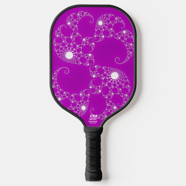 Lila Nebel - USA Paddel-Ball-Paddel Pickleball Schläger (Vorderseite)