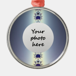 Lila Necklace Weihnachtsbaum Silbernes Ornament