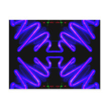 Lila Neon Arrows 8 - Städtische Kunst