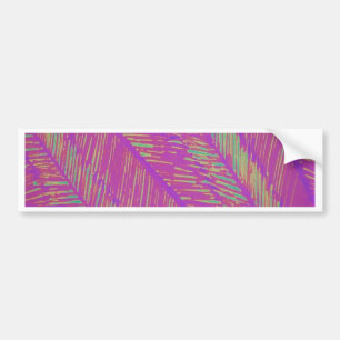 Lila Neon Palms Autoaufkleber