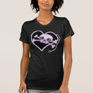Lila Neon Skull T-Shirt